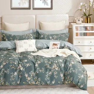 【MIT iLook】100%純棉六件式兩用被鋪棉床罩組(雙人/加大 多款任選)