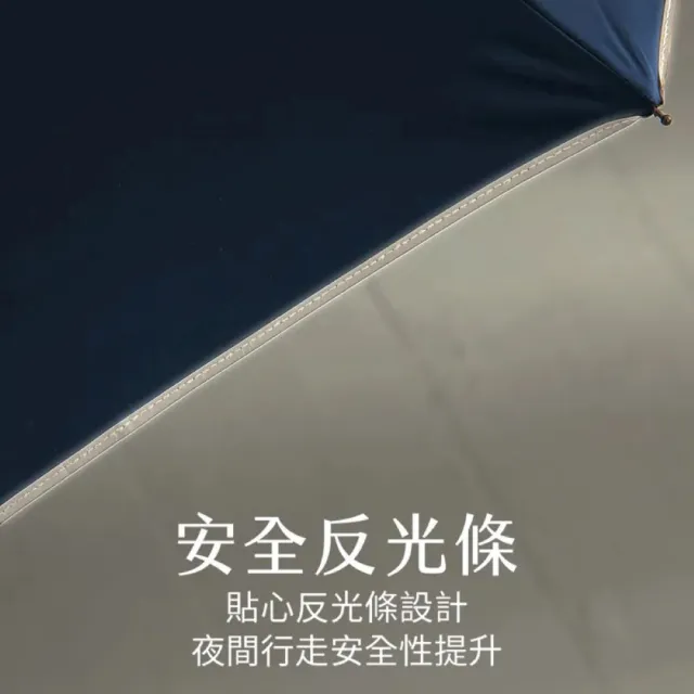 【雨傘王】BigRed型男 快乾傘布 防曬降溫  自動傘 折疊傘 防潑水 反光邊條 抗風傘骨 抗UV(終身免費維修*)