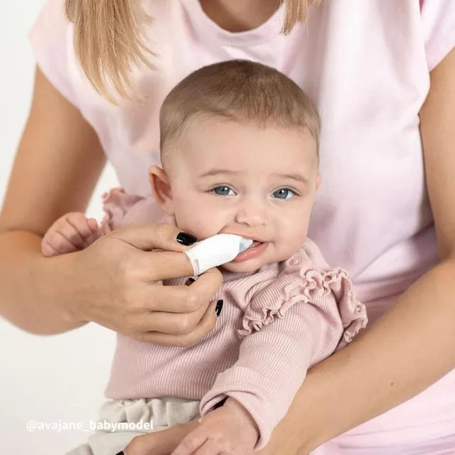 【brush baby】嬰兒口腔/乳牙清潔手指棉巾-多款可選