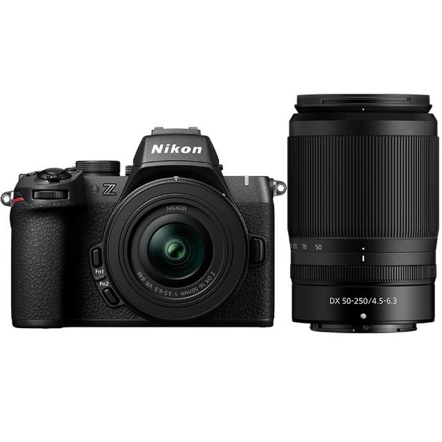 【Nikon 尼康】Z50 II Z50M2 KIT 附 Z 16-50mm VR + 50-250mm VR 雙鏡組(公司貨 APS-C無反微單眼相機 Z502)