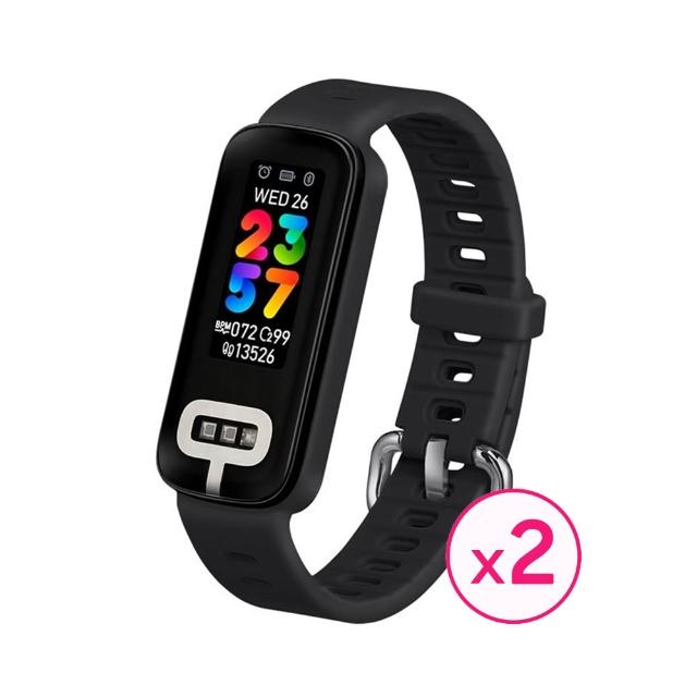 兩入組【ASUS 華碩】Vivowatch 6 Aero 智慧手錶/手環 HC-C06(APP手動紀錄血壓趨勢/血氧量測/心律偵測)