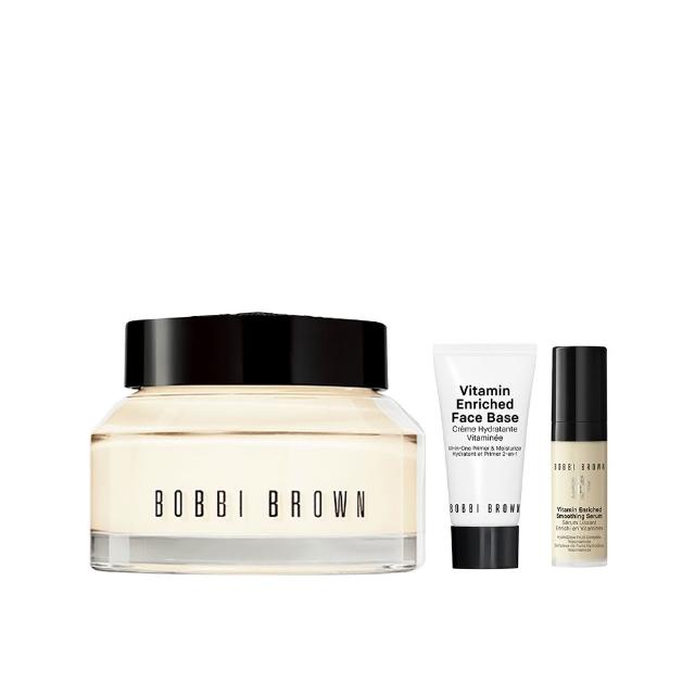 【Bobbi Brown 芭比波朗】維他命完美乳霜50ml特惠組(妝前橘子霜/妝前神霜)