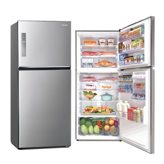 【Panasonic 國際牌】580L一級能效智慧節能雙門變頻冰箱(NR-B582TV-S)