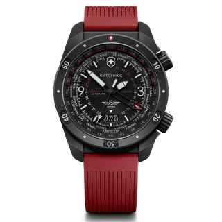 【VICTORINOX 瑞士維氏】Air Pro GMT 三時區 機械腕錶 手錶 VISA-242006
