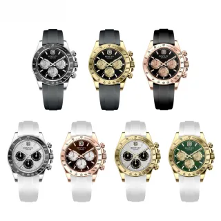 【Bentley 賓利】THE ASTRA星耀系列 BL-22 強奢 真三眼 夜光 矽膠 石英 手錶