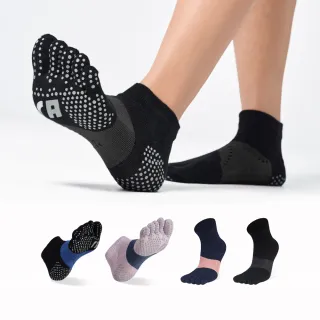 【MarCella 瑪榭】3雙組-MIT足弓運動五趾襪-止滑短襪/透氣長襪(運動襪/機能襪/五趾襪)