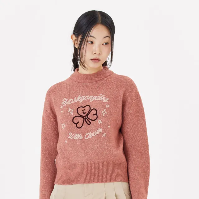 【Mark Gonzales】女裝 CLUV 針織衫 - 紅色
