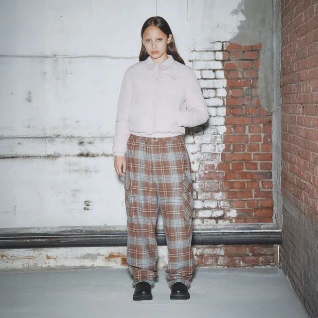 【Mark Gonzales】女裝 小天使輕量圓領羽絨外套 - 粉紅色