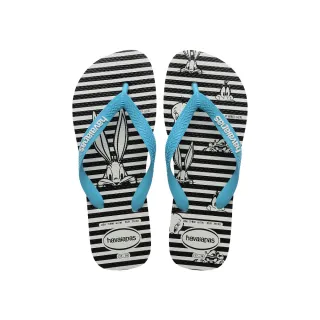 【havaianas 哈瓦仕】拖鞋 男鞋 女鞋 夾腳拖 兔巴哥 華納兄弟 Top Warner Logomania 條紋藍 4150236-0093U