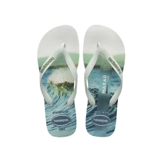 【havaianas 哈瓦仕】拖鞋 男鞋 夾腳拖 衝浪 海浪 Top Surfer I 白 4149971-0198M (哈瓦士)