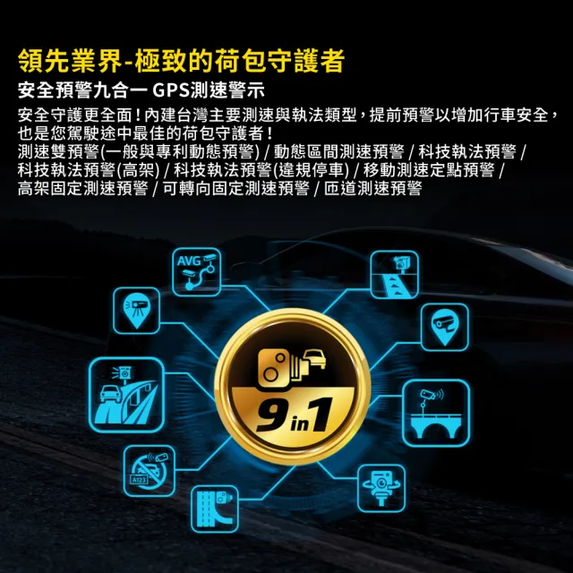 【MIO】MiVue 962WD 前4K+後4K雙鏡頭行車記錄器(送128G卡)行車紀錄器