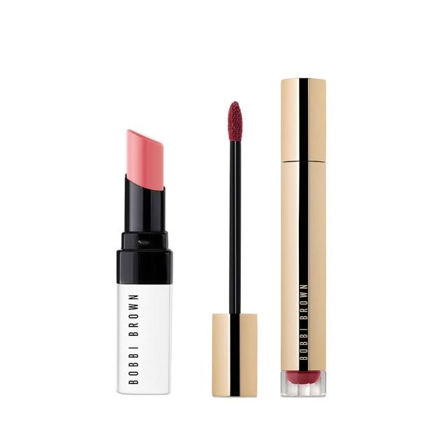 【Bobbi Brown 芭比波朗】柔霧雲朵唇霜+晶鑽極嫩潤色護唇膏2.3g