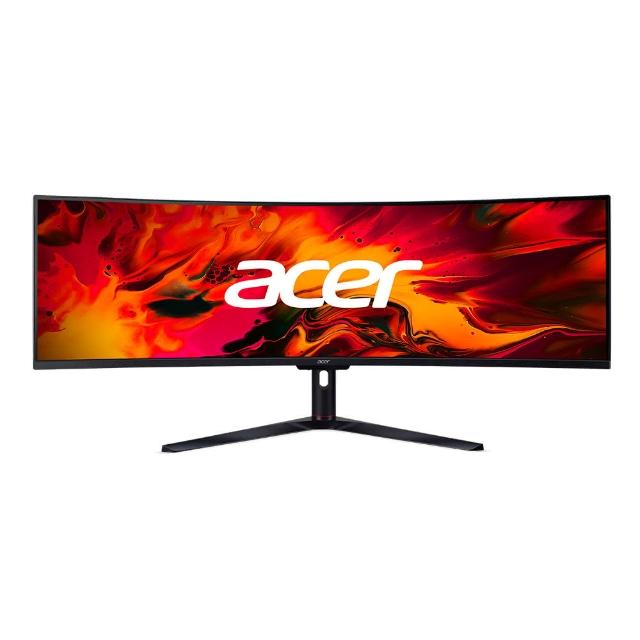 32:9劇院級顯示比例 1800R曲面設計，支援AMD FreeSync Premium Pro技術，極致減少畫面撕裂，提供4ms超低延遲與HDR400高動態範圍，適合電競與影音娛樂。螢幕尺寸為49吋，解析度5120*1440，VA面板確保色彩表現與對比度。