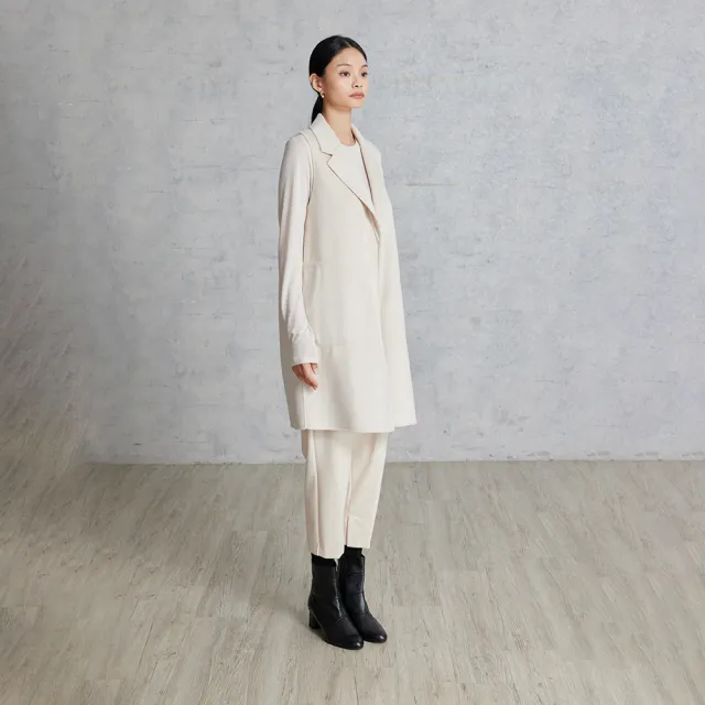 【giordano ladies】25FW cashmere手工長版背心(02375558)
