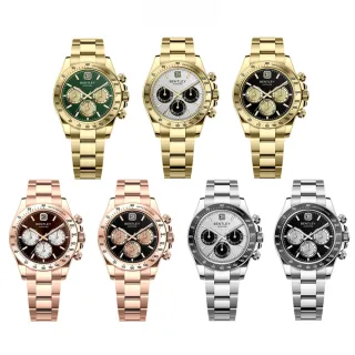 【Bentley 賓利】THE ASTRA星耀系列 BL-21 沉耀 金奢 真三眼 夜光 不鏽鋼 石英 手錶