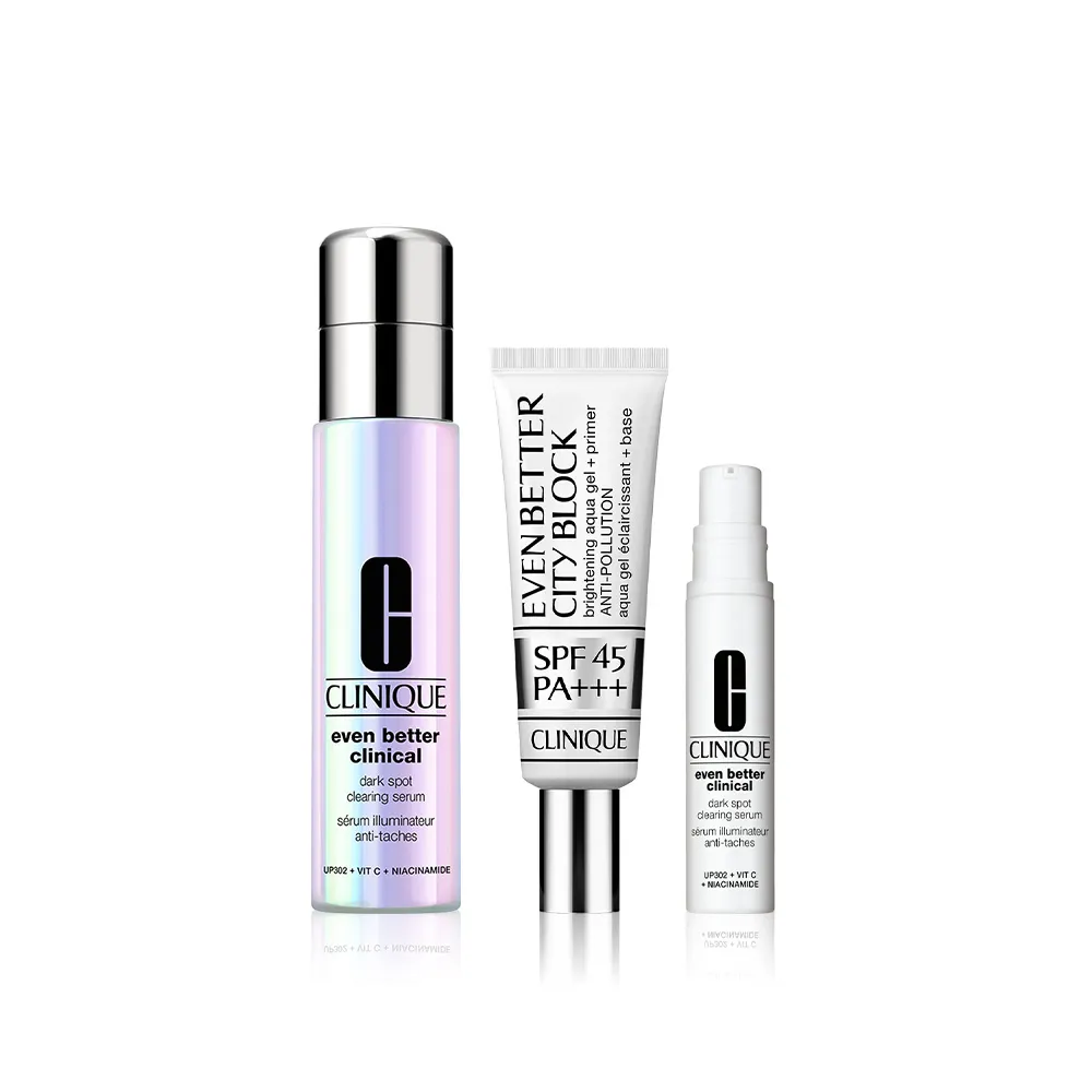 【CLINIQUE 倩碧】超激光淡斑精粹PRO入門組(超激光勻淨白淡斑精華PRO 30ml/美白淡斑精華推薦)