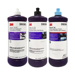 【3M】Perfect-It™ 汽車拋光研磨劑 3款可選(粗蠟#36060／中蠟#06094／細蠟#06068)