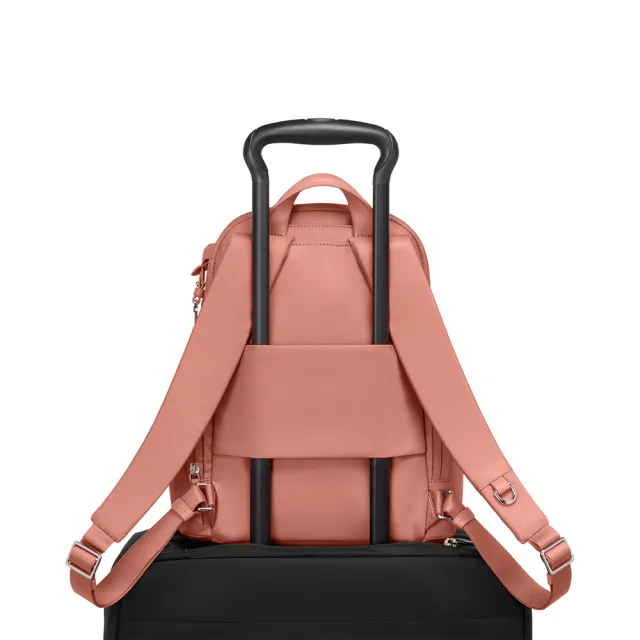 【TUMI】Voyageur Celina 中型都會休閒後背包 - 粉陶色 (TUMI 官方旗艦店)