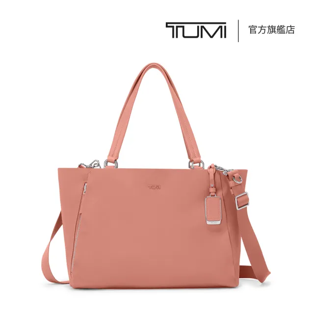 【TUMI】Voyageur Valetta 中型都會時尚托特包 - 粉陶色(TUMI 官方旗艦店)