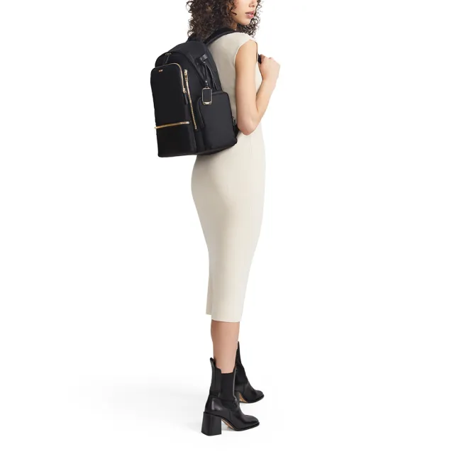 【TUMI】Voyageur Celina 15 吋筆電都會時尚後背包 - 燕麥色(TUMI 官方旗艦店)