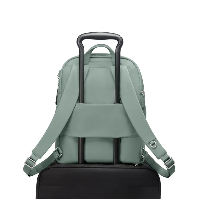 【TUMI】Voyageur Halsey 14 吋筆電都會休閒後背包 - 草本綠(TUMI 官方旗艦店)