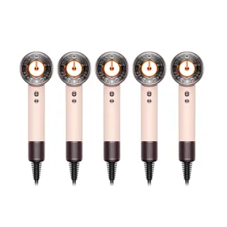 【dyson 戴森】HD16 Supersonic Nural™ 全新一代 吹風機 溫控 負離子(粉霧玫瑰) (5入超值組)