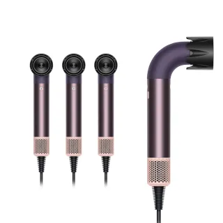 【dyson 戴森】HD17 Supersonic r 精準造型 輕量吹風機(雲霧紫) (3入超值組)