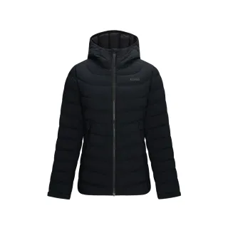 【K-SWISS】輕羽絨外套 WS LIGHT HD D-JKT 保暖 鵝絨 女款 黑色 1912160-008