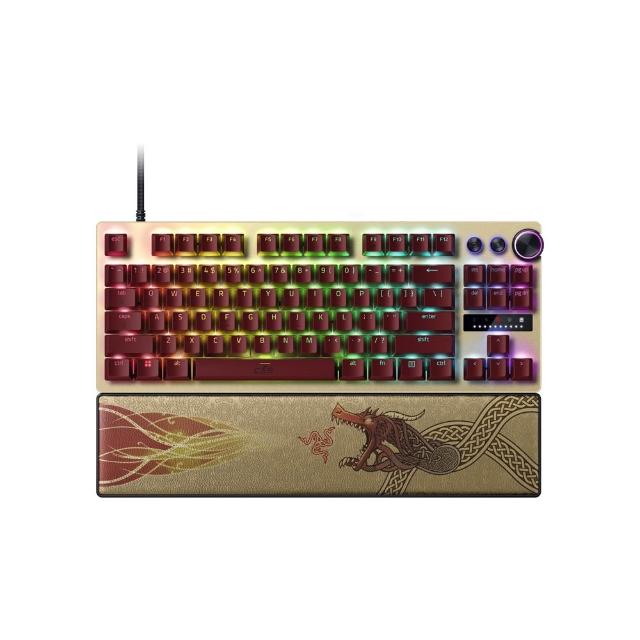 【Razer 雷蛇】獵魂光蛛 V3 Pro TKL Counter-Strike 2光學電競英文鍵盤(RZ03-04982100-R3M1)