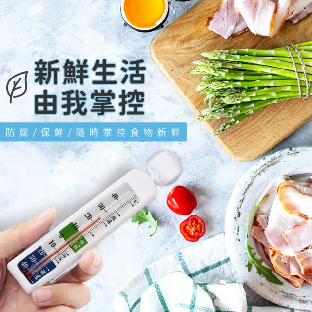 【OKAY!】冰箱溫度計 溫度表 冷藏溫度計 營業用冰箱溫度計 帶磁鐵磁 營業冰箱 3-ITG(冷藏 冷凍 小冰櫃)