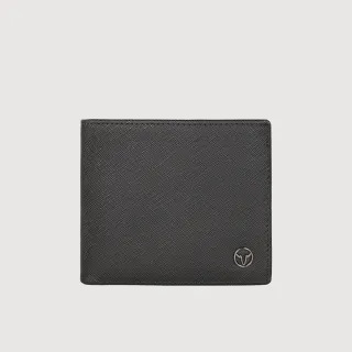 【VOVA 沃汎】諾爾 8卡中間翻拉鍊零錢袋皮夾-黑色(VA141W040BK) 錢包送禮推薦