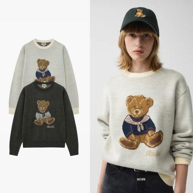 【MARITHE FRANCOIS GIRBAUD】官方旗艦 塗鴉熊毛衣(多款任選)