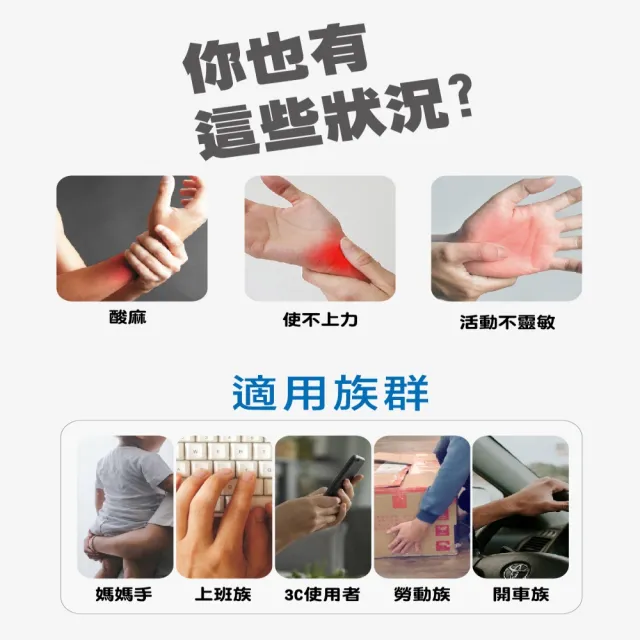【PA鈦赫茲】磁療護腕 1支(超越石墨烯的新科技)