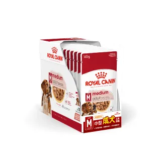 【ROYAL 法國皇家】中型成犬主食濕糧 MW 140GX10包/盒(歐洲進口 主食餐包 狗濕糧)