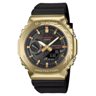 【CASIO 卡西歐】G-SHOCK 2026馬年行大運特別款 千里馬 太陽能藍芽 八角形雙顯錶 送禮 推薦 GBM-2100CX-9A