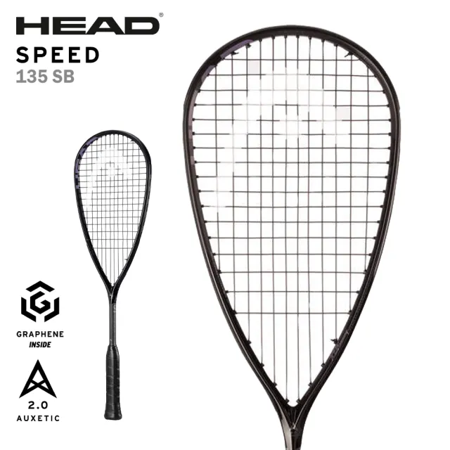 【HEAD】壁球拍 211065 壁拍 Speed 135 SB(加碼贈壁球*1+不織布拍袋*1)