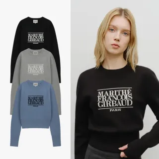 【MARITHE FRANCOIS GIRBAUD】官方旗艦 女款經典 Logo 短版針織上衣(多款任選)