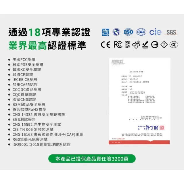 【喜光全光譜】LED專業健康護眼檯燈-TIMAX Professional-鈦空黑桌夾款(80cm超廣域最高階)
