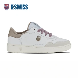 【K-SWISS】經典運動鞋 SLAMMSHIELD II 休閒 女鞋 白奶茶色 94312-116-M