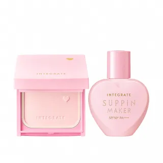 【INTEGRATE】光透素裸顏底妝組(粉蕊＋粉盒＋美肌乳)