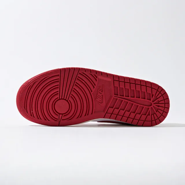 【NIKE 耐吉】Air Jordan 1 Low 女鞋 紅黑色 奶油底 1代 AJ1 喬丹 休閒鞋 DC0774-160
