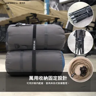 【逐露天下】魔鬼氈 30cm 黑色 魔鬼氈綁帶 綁帶 綑綁帶 裝備綁帶 露營收納 露營 逐露天下