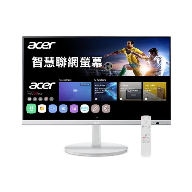 Acer宏碁 CS272 Acer 宏碁 CS272 27吋 IPS 面板顯示器,提供 1920x1080 Full HD 解析度與 178° 廣視角,適合追劇看片與日常使用。具備 250 nits 亮度、14ms 反應時間及窄邊框設計,美型輕薄僅 7.14kg。內建喇叭、HDMI 介面與 VESA 壁掛孔,支援健康護眼模式,USB 2.0 插槽方便連線,三年保固安心選擇。