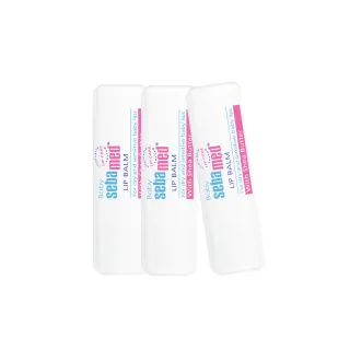 【SEBAMED 施巴】嬰兒護唇膏4.8gx3入(總代理)