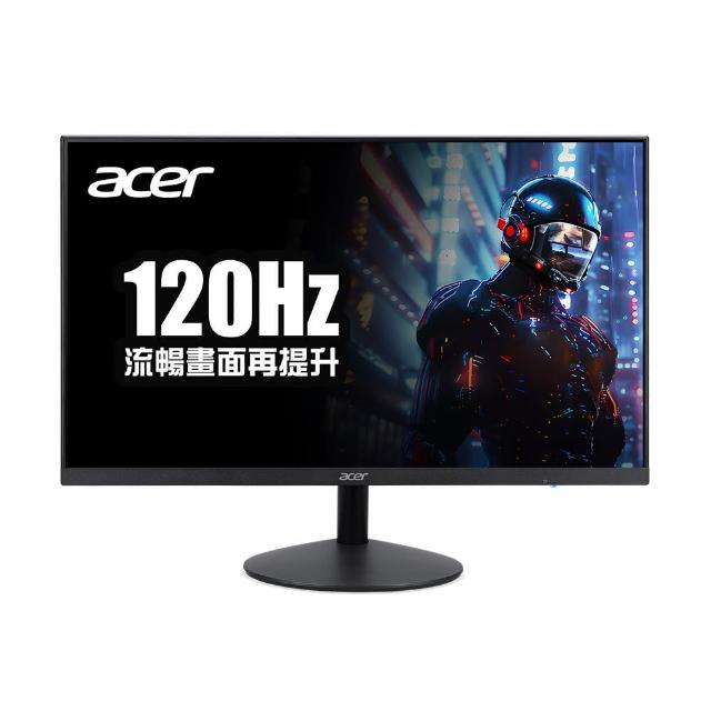 Acer E271 是一款專為看片與追劇設計的顯示器，採用 IPS 面板提供廣闊的視角與準確的色彩表現。具備 1920x1080 FHD 解析度與 16:9 長寬比，支援 75Hz VGA 與 120Hz HDMI 更新頻率。內建喇叭，支援 VESA 壁掛與壁掛洞，零閃屏技術確保視覺體驗。體積為 613.5x451.5x225.8mm，重量約 3.95kg。