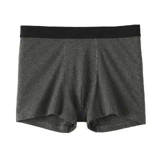 【MUJI 無印良品】男棉天竺拳擊內褲(墨灰/黑色/綠色/深藍/暗藍)