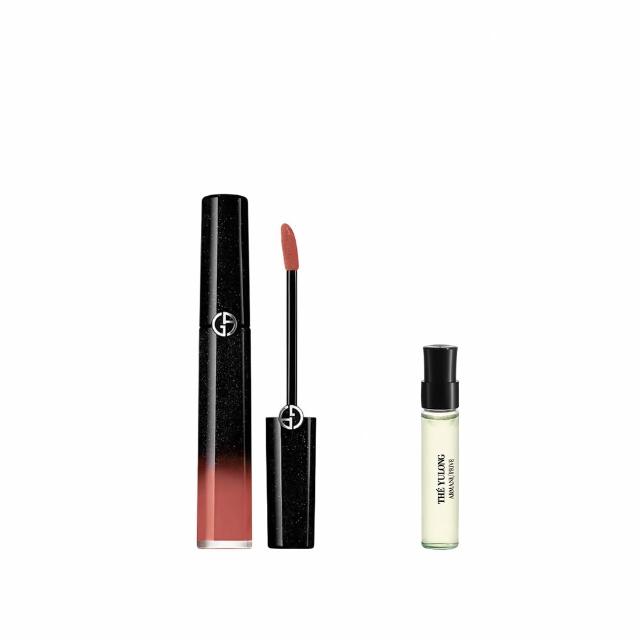 【ARMANI 亞曼尼】官方直營 奢華絲絨訂製唇萃 6.5ml 夜幕星燦系列(唇彩/唇釉/GA)