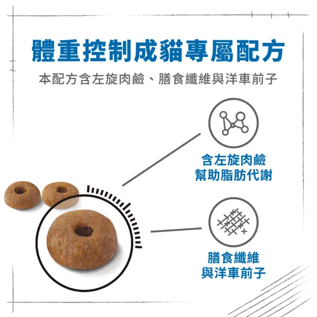 【ROYAL 法國皇家】FCN 皇家體重控制成貓L40 3KG(貓乾糧 貓飼料 飽足感 脂肪代謝 實證有效)