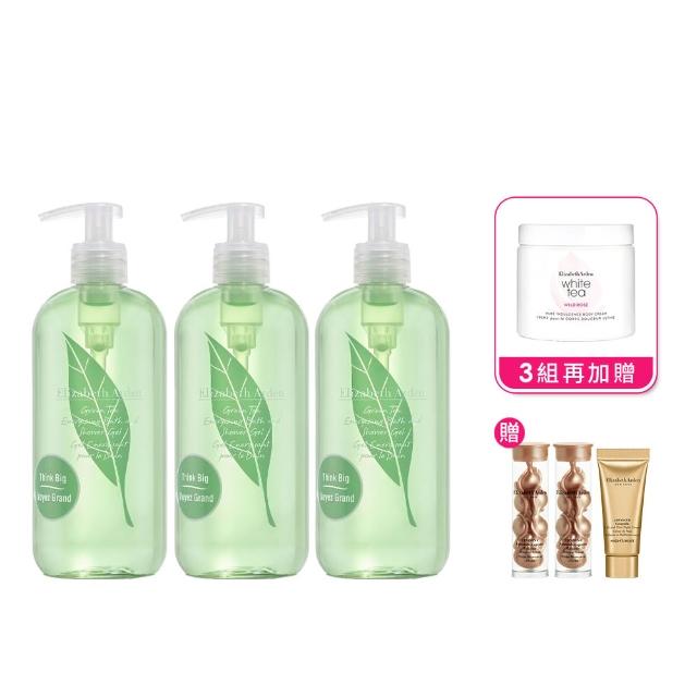 Elizabeth Arden雅頓 綠茶香水沐浴膠500mlX6-國際航空版，為平行輸入商品，適合各種肌膚使用。擁有清新綠茶香氣，提供舒適的沐浴體驗，並具備5年儲存期限，是日常身體保養的理想選擇。