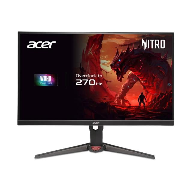 【Acer 宏碁】XV270U Z1 電競螢幕(27型/2K/270Hz/0.5ms/IPS)